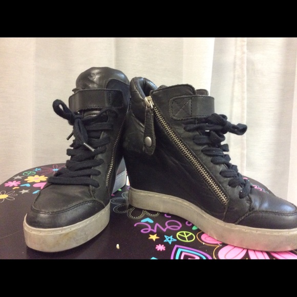 ASH WEDGES 3” LEATHER. GORGEOUS. - Picture 2 of 2